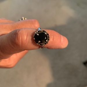 Blue Sapphire Sterling Ring